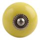 Solid Yellow Silver Fitting Ceramic Knob